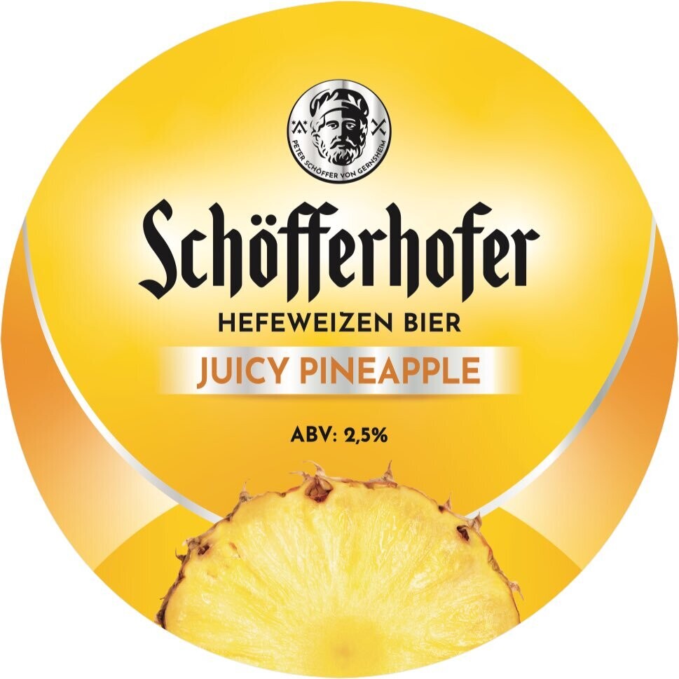 Schofferhofer Pineapple Wheat Beer (1.5 or 4 Pints)