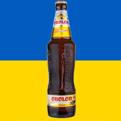 Ukrainian Obolon Premium Lager BOTTLE