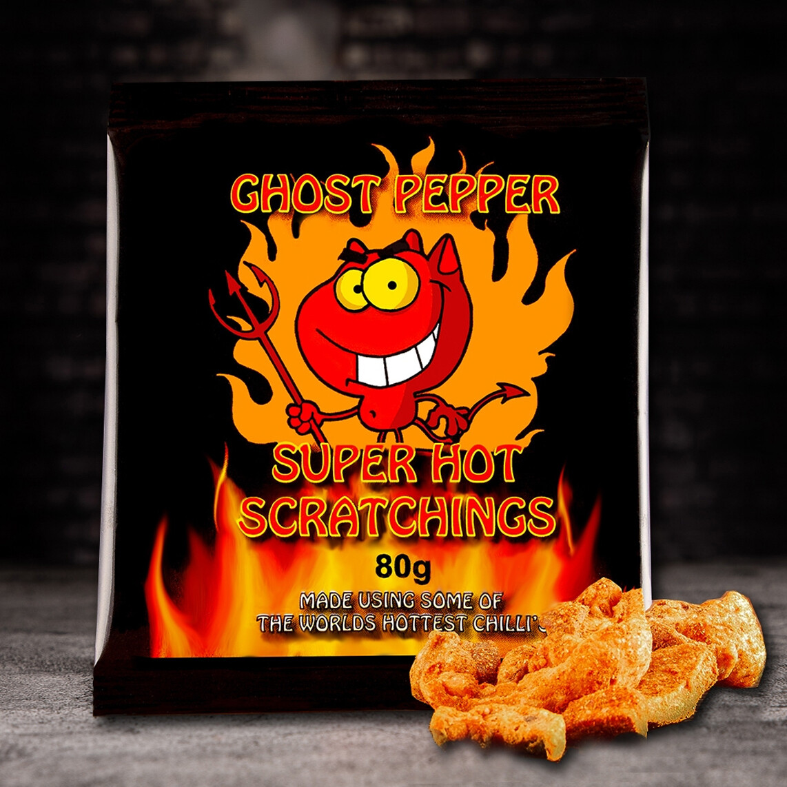 Chilli Wizards Ghost Pepper Pork Scratchings