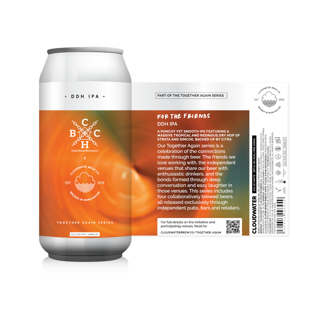 Cloudwater x Chain House For The Friends IPA