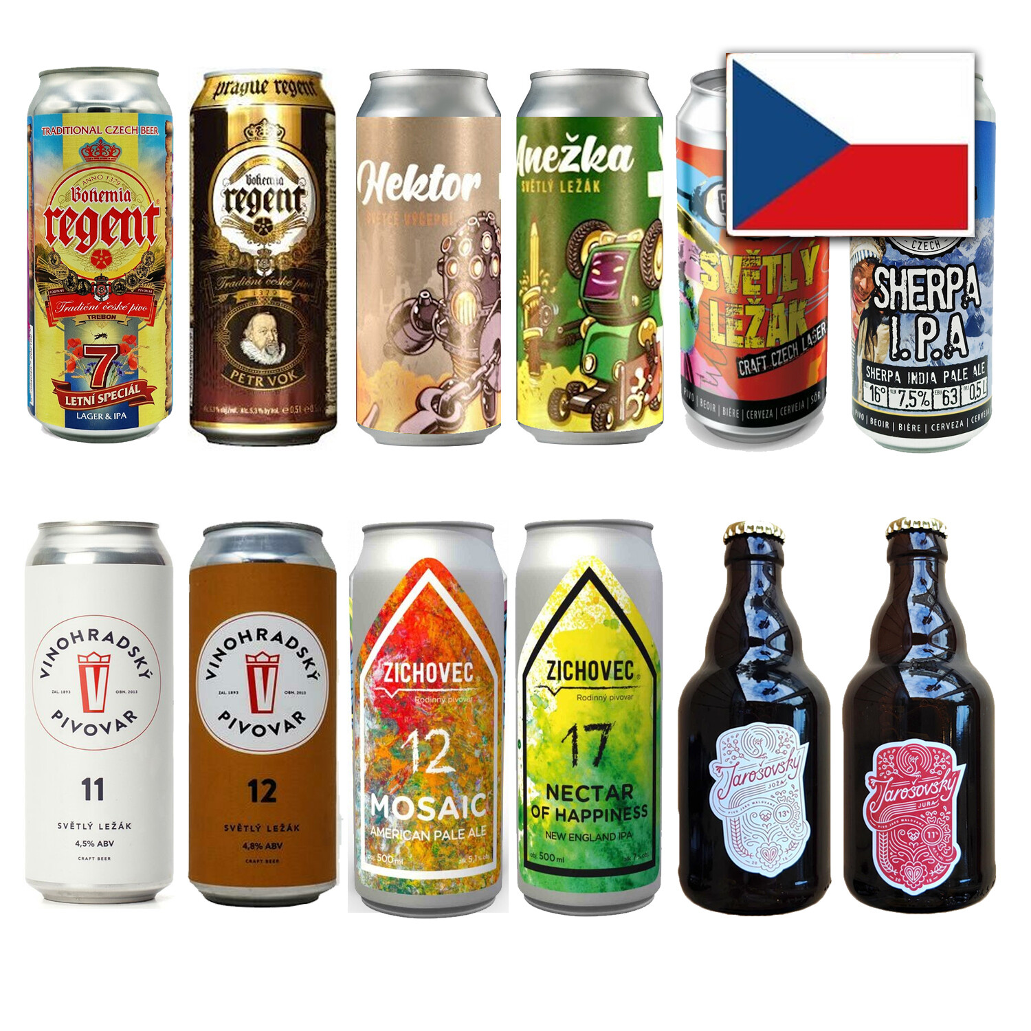 Czech Republic Beer 12 Pack
