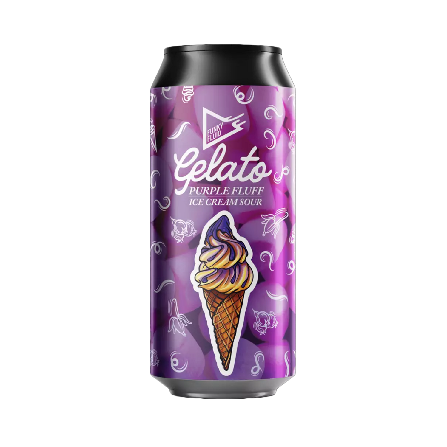 Funky Fluid Gelato Purple Fluff Ice Cream Sour