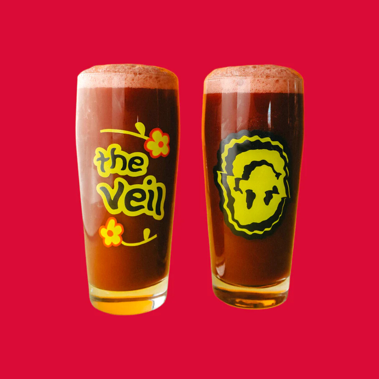 The Veil Brewing Branded Pint Glass