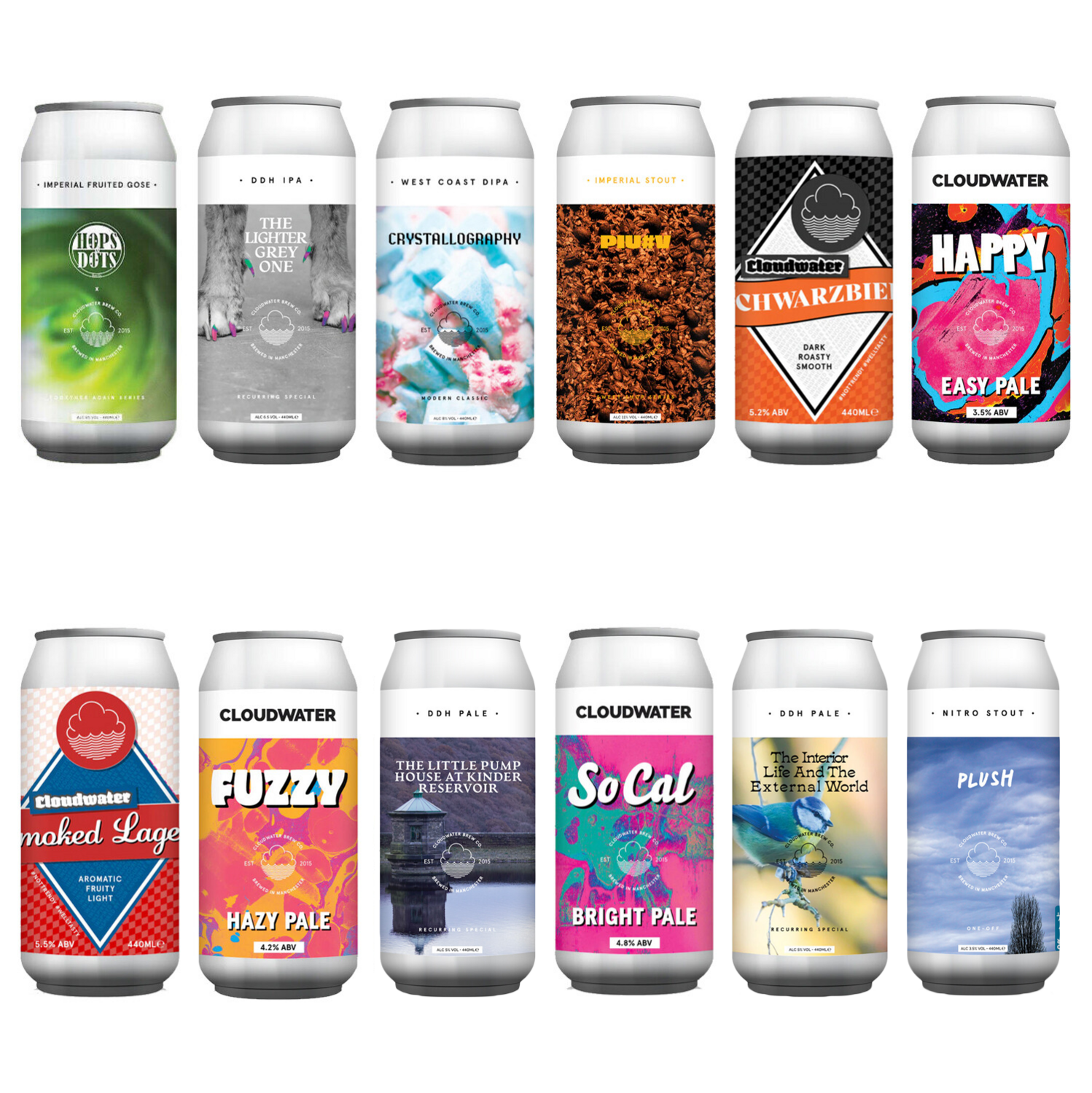Featured Brewery "Cloudwater 12 Pack + Free Glass"