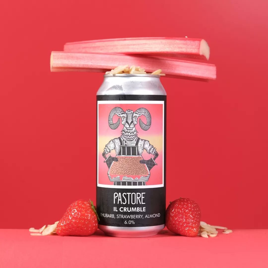 Pastore IL Crumble Rhubarb, Strawberry & Almond Sour