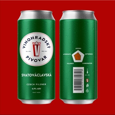 Vinohradsky Pivovar Svatovaclavska Czech Pilsner