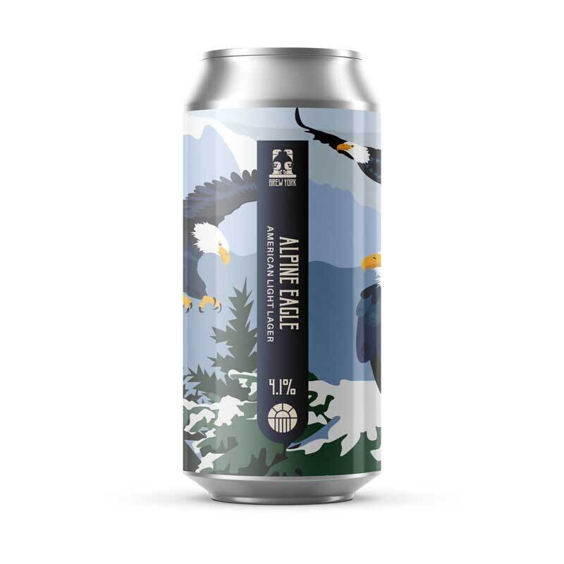Brew York Alpine Eagle American Light Lager