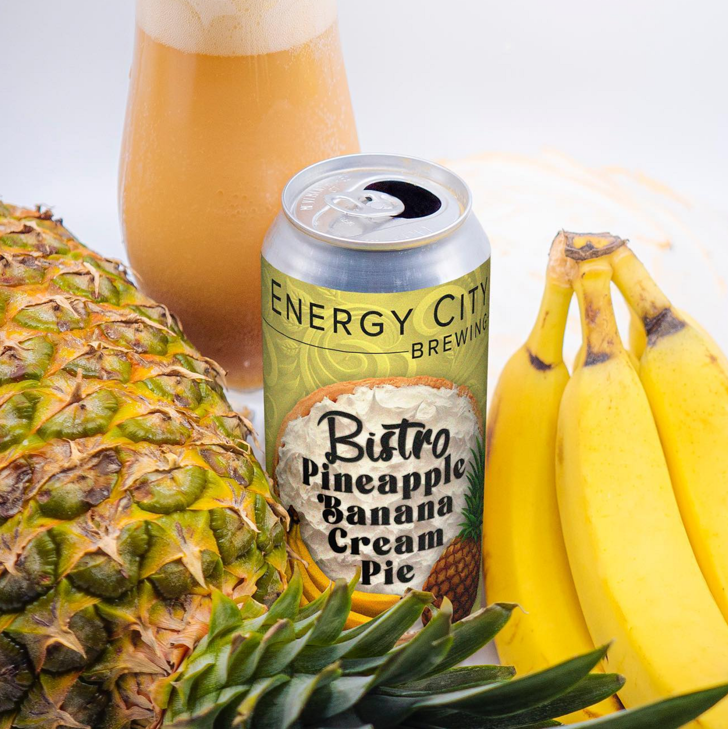 Energy City Bistro Pineapple Banana Cream Pie Pastry Sour Energy City Bistro Pineapple Banana Cream Pie Pastry Sour