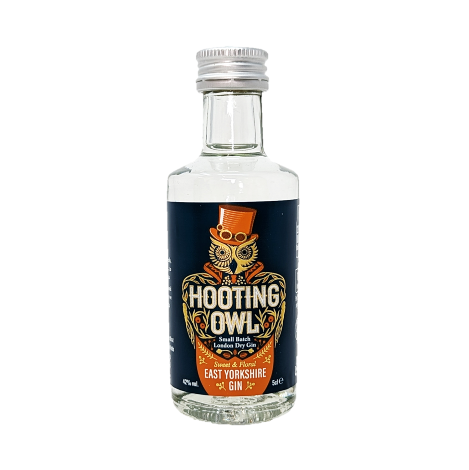Hooting Owl East Yorkshire Gin Miniature