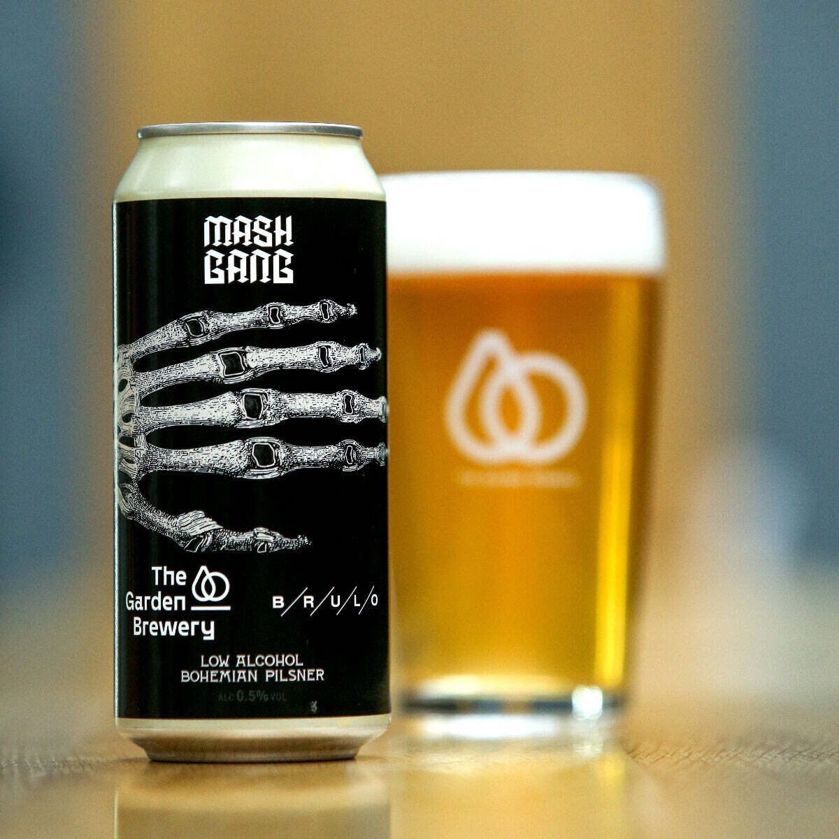 Mash Gang X The Garden X Brulo DEATH Low Alcohol Bohemian Pilsner