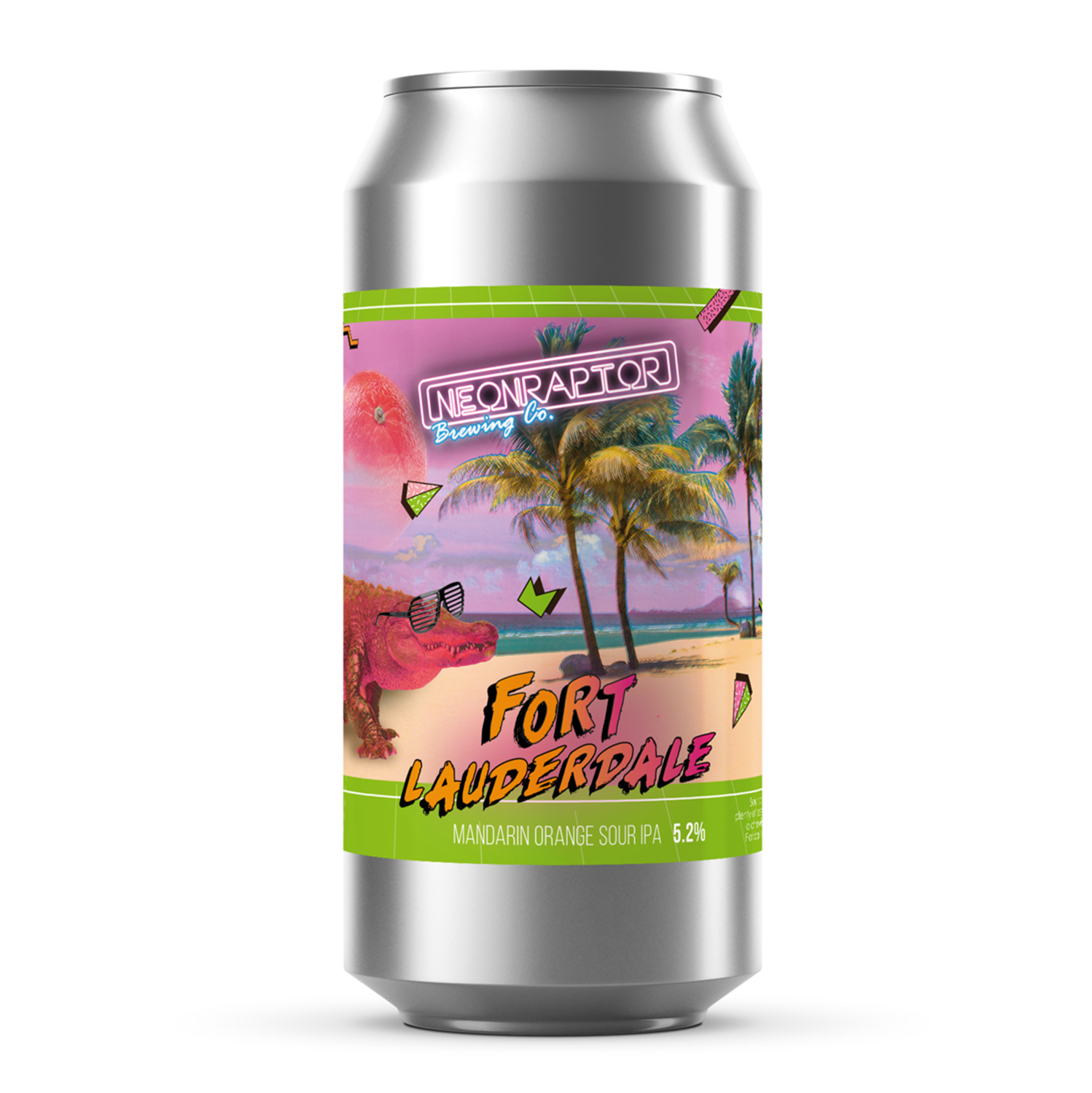 Neon Raptor Fort Lauderdale Mandarin Orange Sour IPA