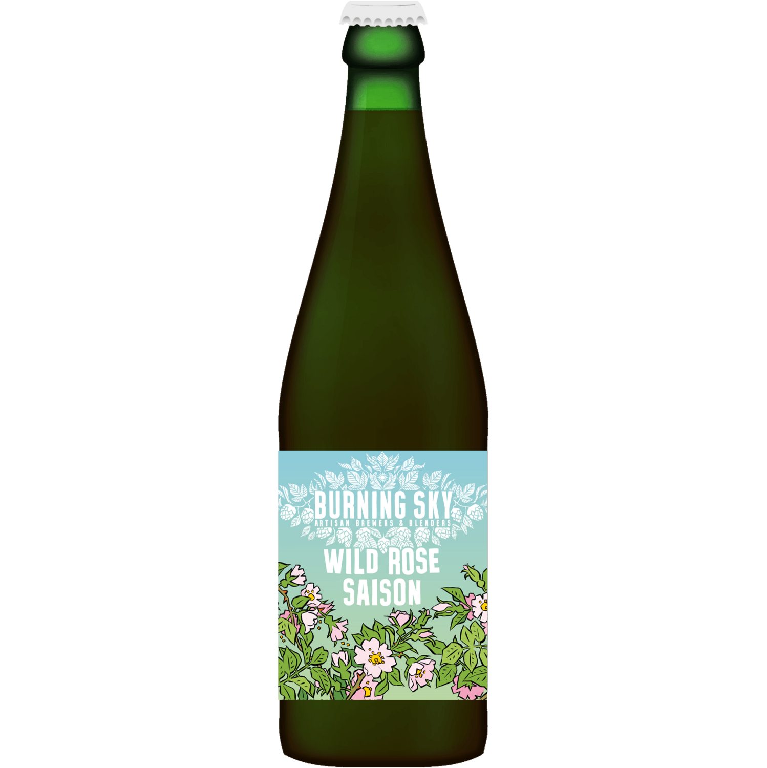 Burning Sky Wild Rose Saison Mixed Fermentation