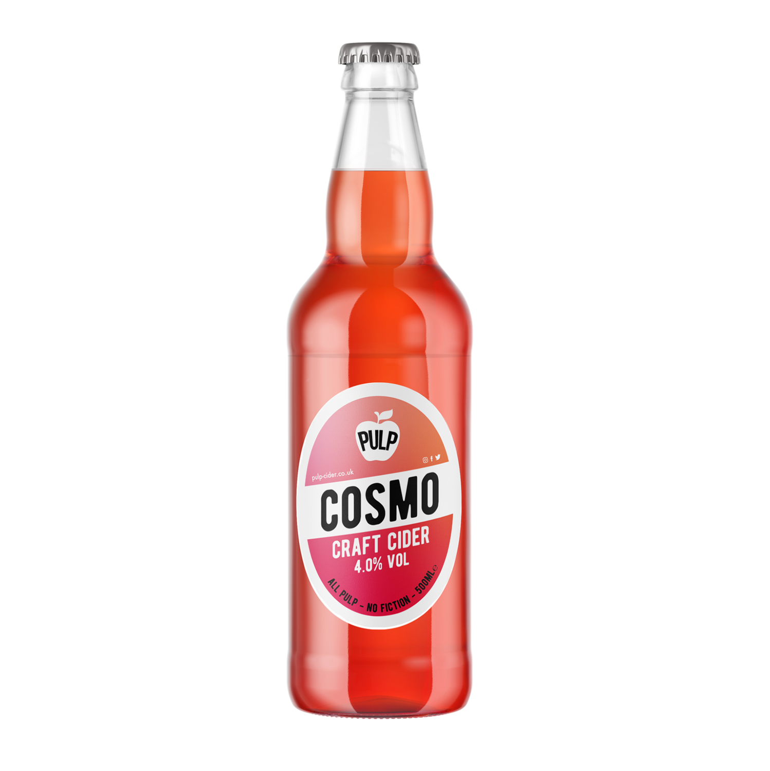 Pulp Cosmo Cider Bottle