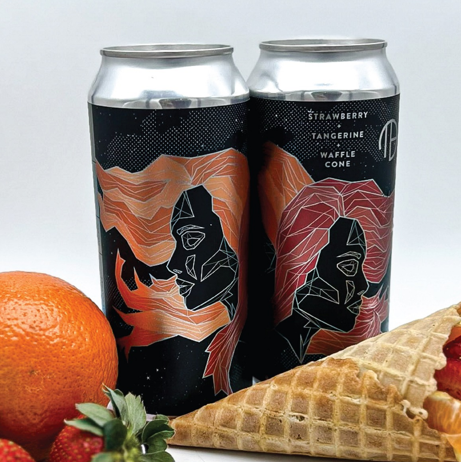 Mortalis Gemini Strawberry Tangerine Waffle Cone Sour