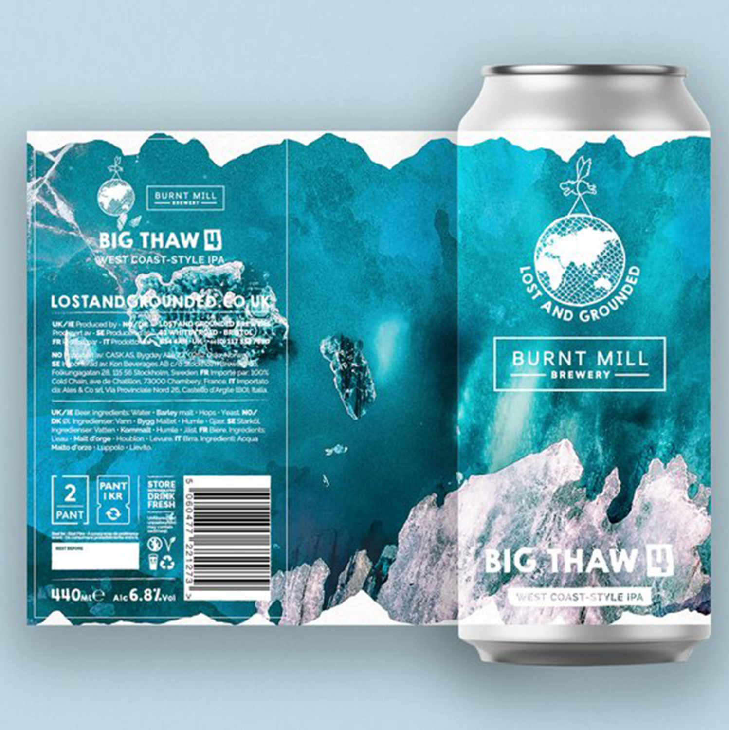 Lost & Grounded x Burnt Mill Big Thaw 4 WC IPA