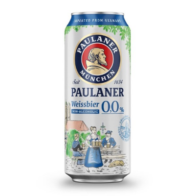 Paulaner Weissbier Non Alcoholic CAN Paulaner Weissbier Non Alcoholic CAN