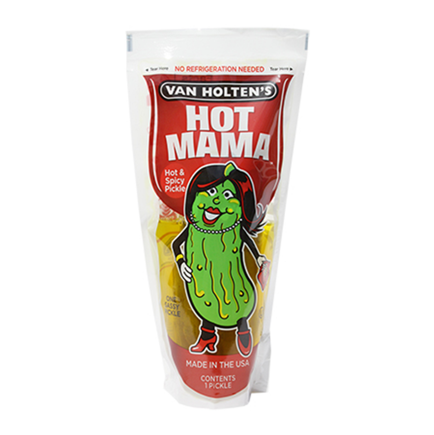 Van Holten's Pickle in a Pouch Hot Mama Pickle