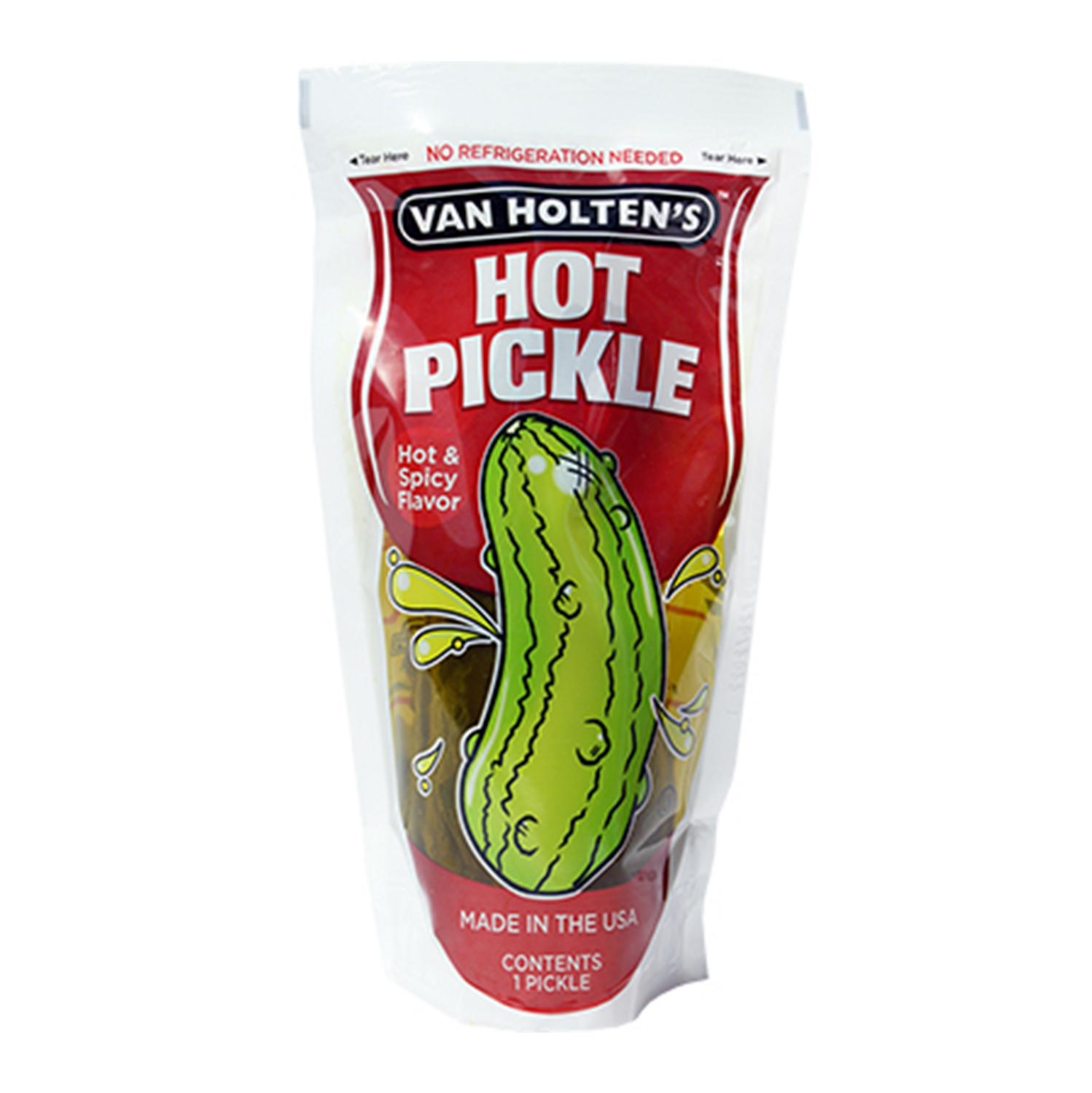 Van Holten's Pickle in a Pouch JUMBO Hot Pickle