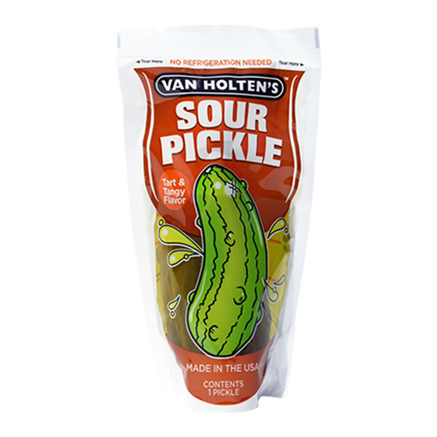 Van Holten's Pickle in a Pouch Large Sour Pickle