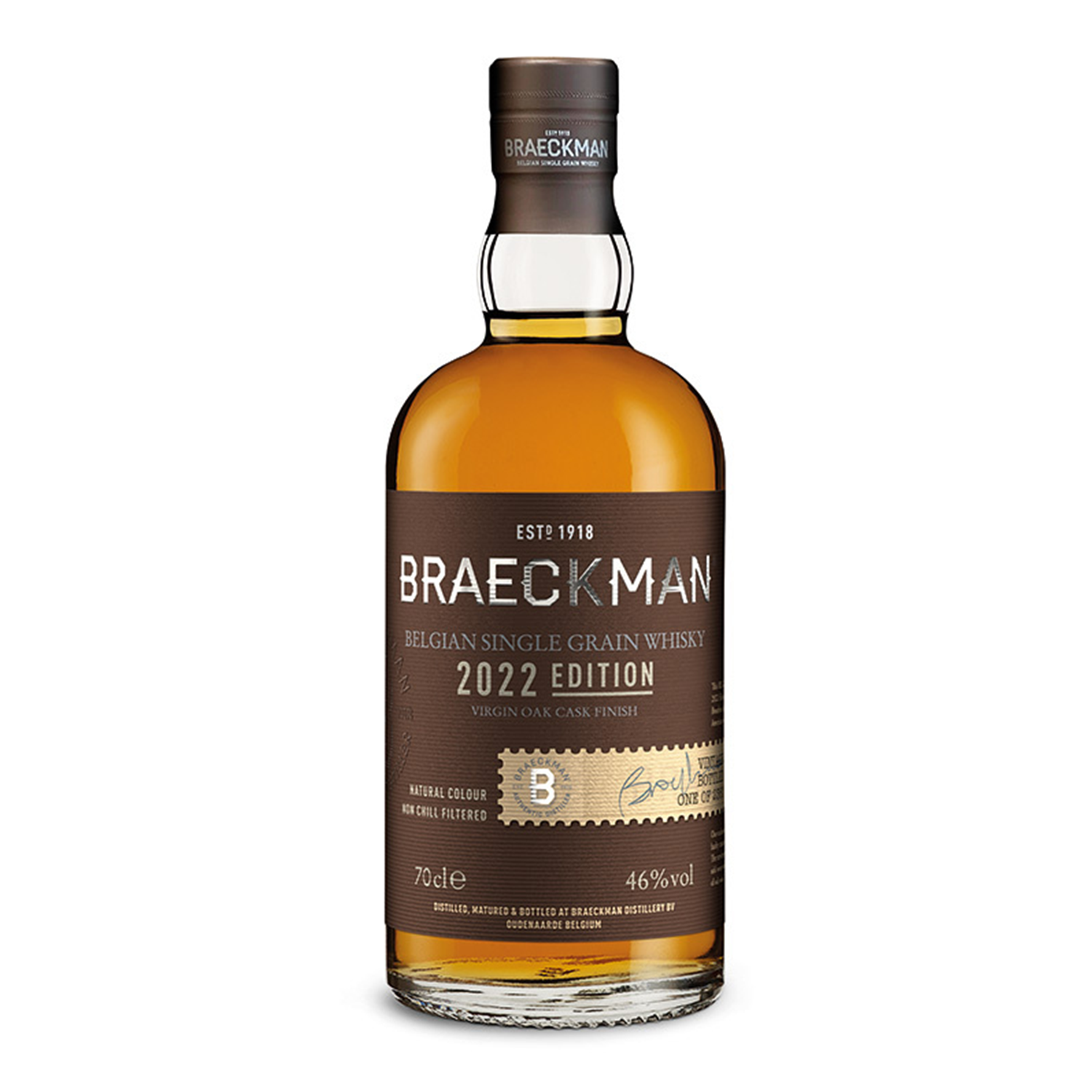 Braeckman Belgian Single Grain Whisky 2022 Edition