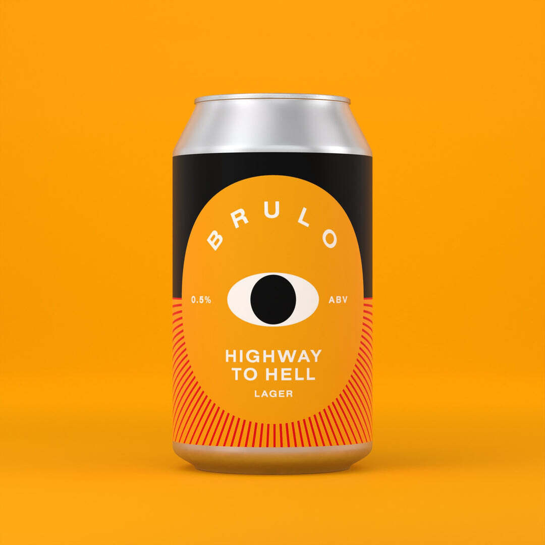 Brulo Highway To Hell Non Alcoholic Lager