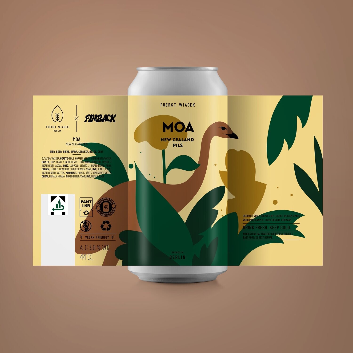 Fuerst Wiacek x Finback Moa New Zealand Pils