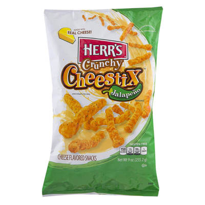 Herr&#39;s Jalapeno Crunchy Cheestix LARGE