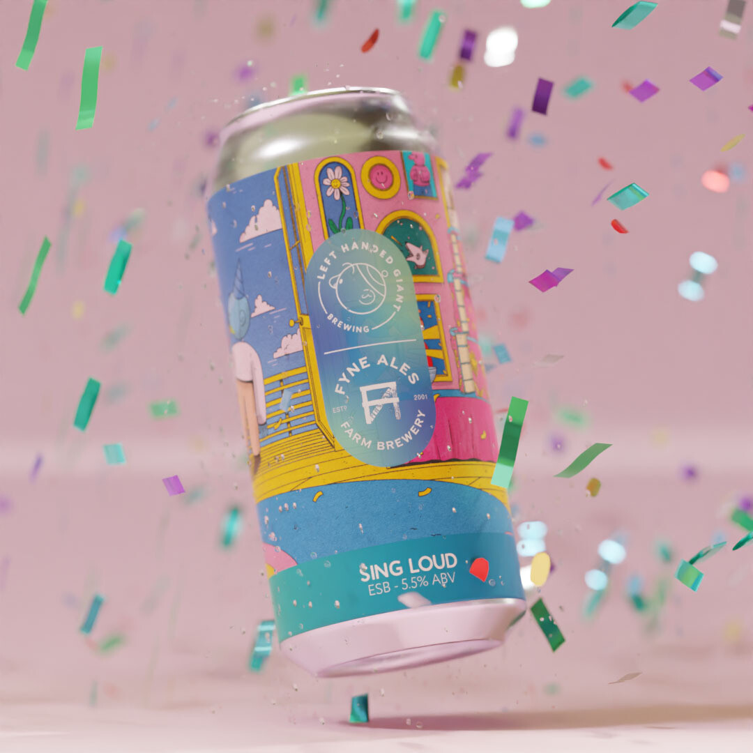 Left Handed Giant x Fyne Ales Birthday Beer Sing Loud ESB Left Handed Giant x Fyne Ales Birthday Beer Sing Loud ESB