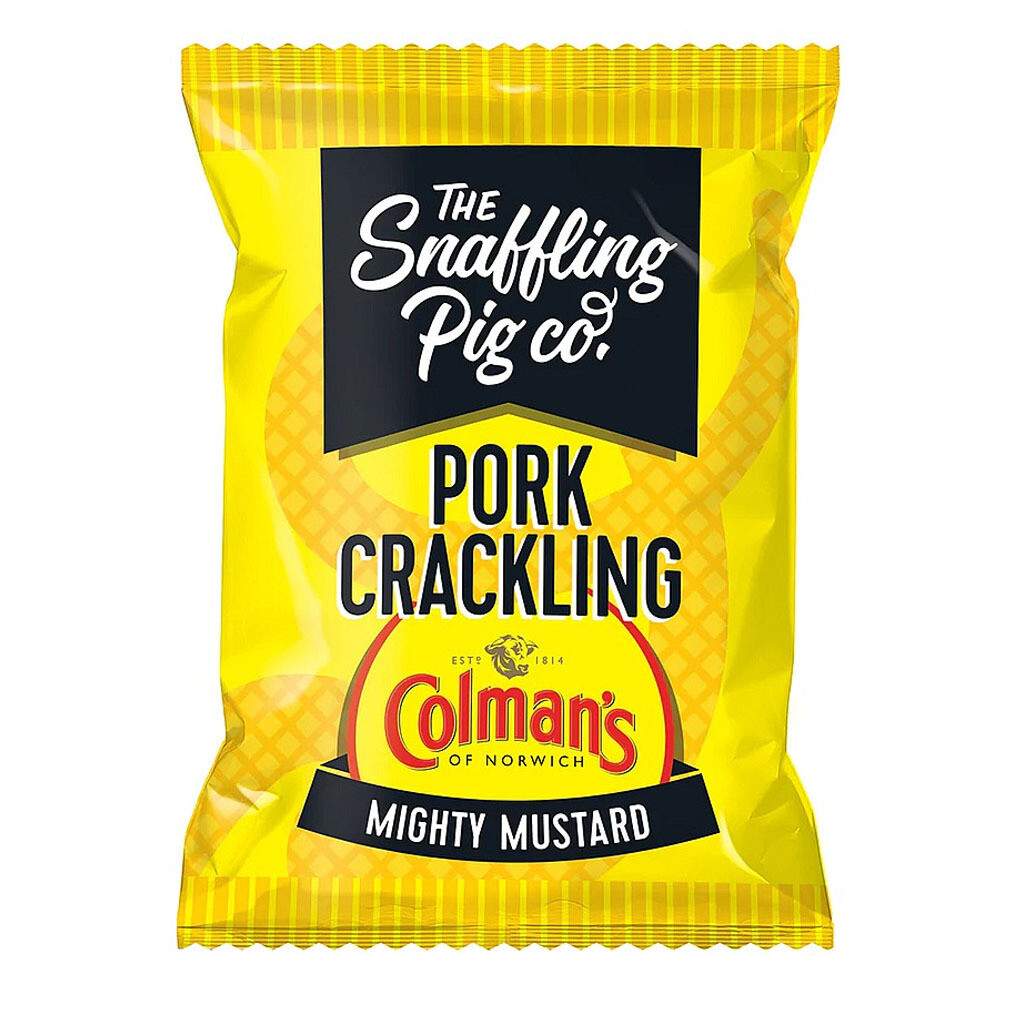 Snaffling Pig Colman's Mighty Mustard Pork Crackling Snaffling Pig Colman's Mighty Mustard Pork Crackling