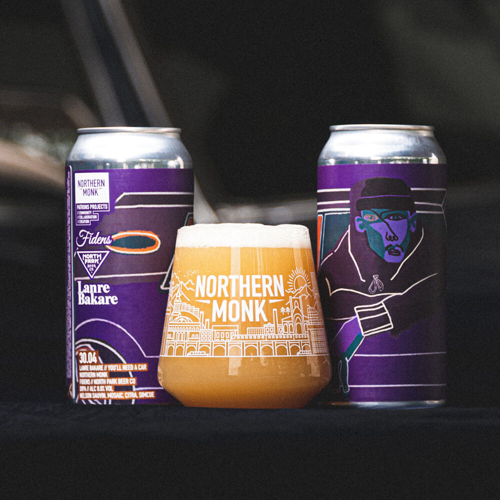 Northern Monk x Fidens x North Park Lanre Bakare You'll Need A Car DIPA