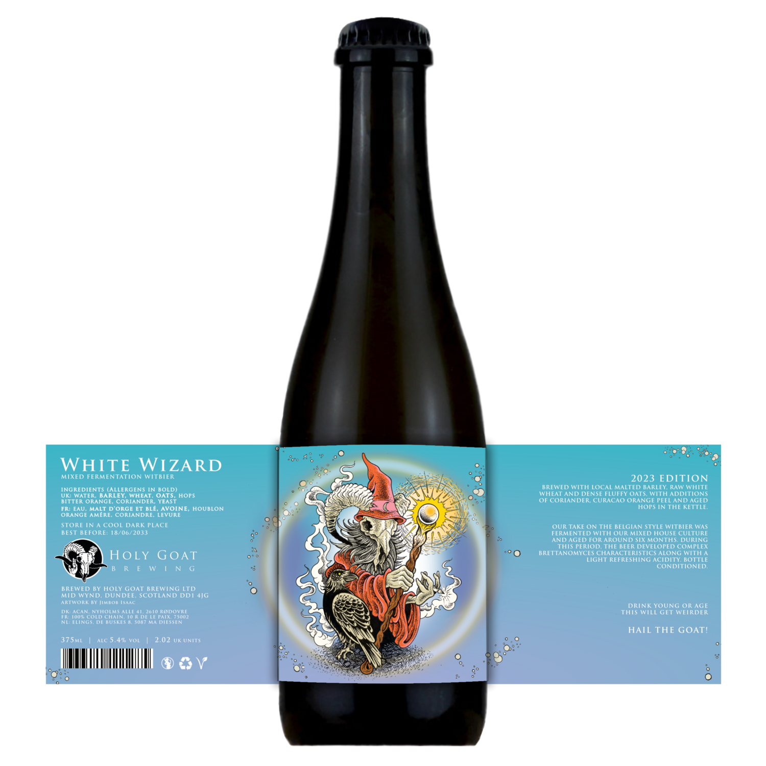 Holy Goat White Wizard 2023 Mixed Ferm Witbier