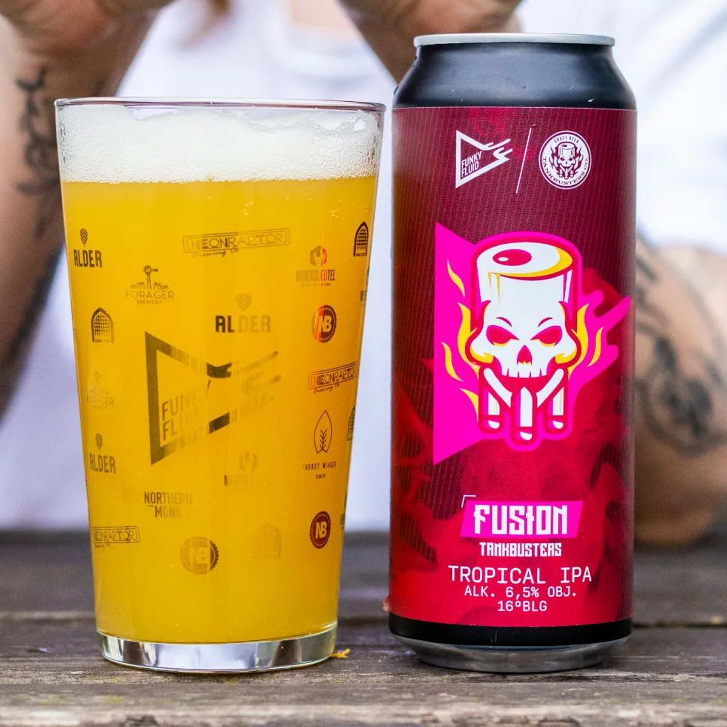 Funky Fluid Fusion Tankbusters Tropical IPA