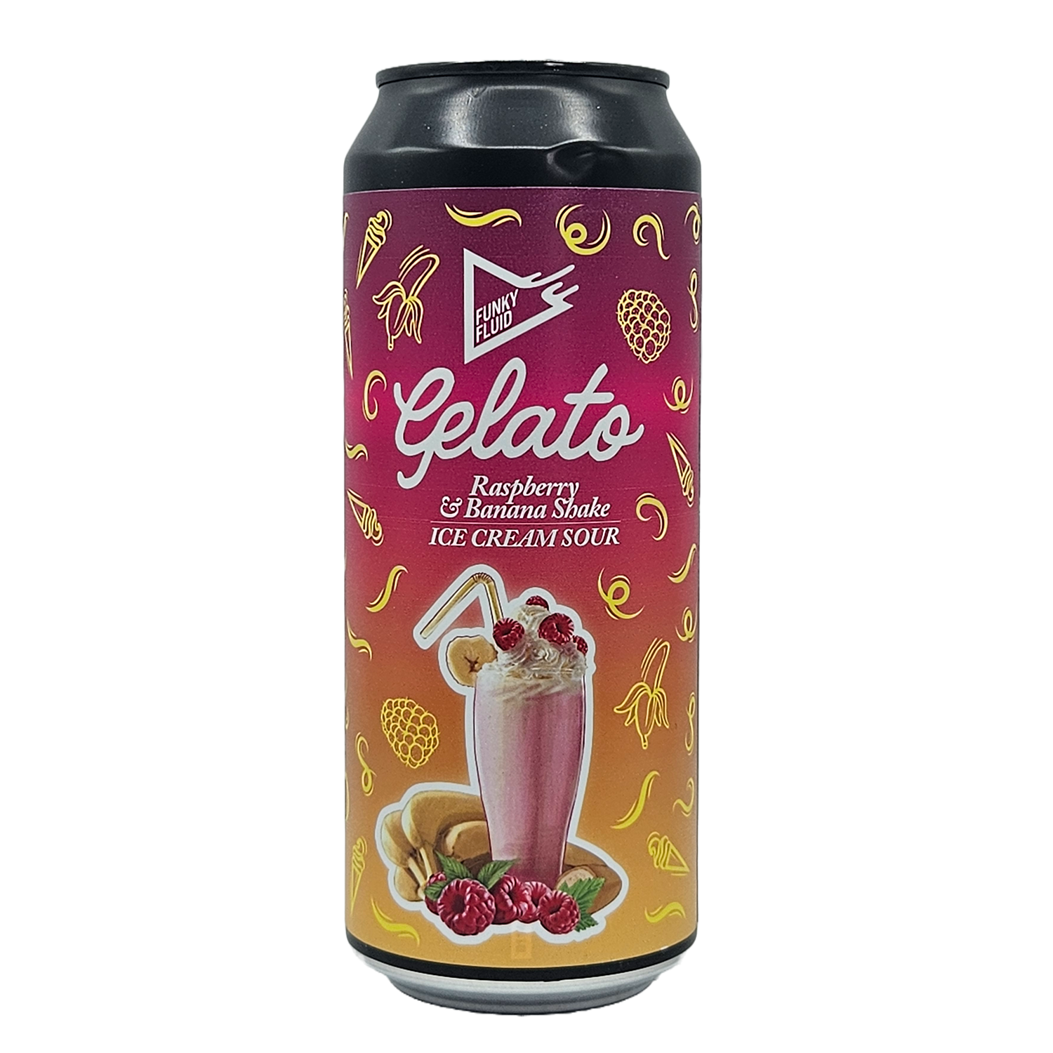 Funky Fluid Raspberry & Banana Shake Ice Cream Sour Funky Fluid Raspberry & Banana Shake Ice Cream Sour