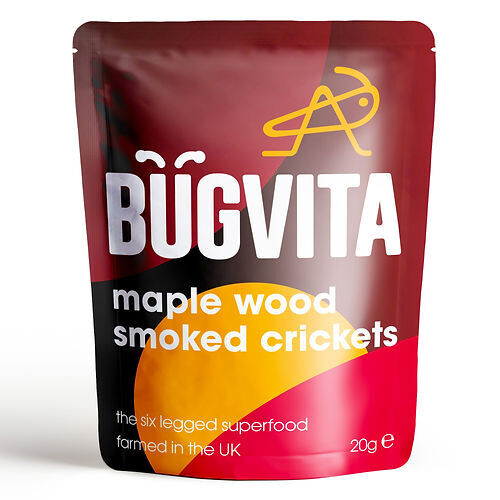 Bugvita Maple Wood Smoked Crickets Bugvita Maple Wood Smoked Crickets