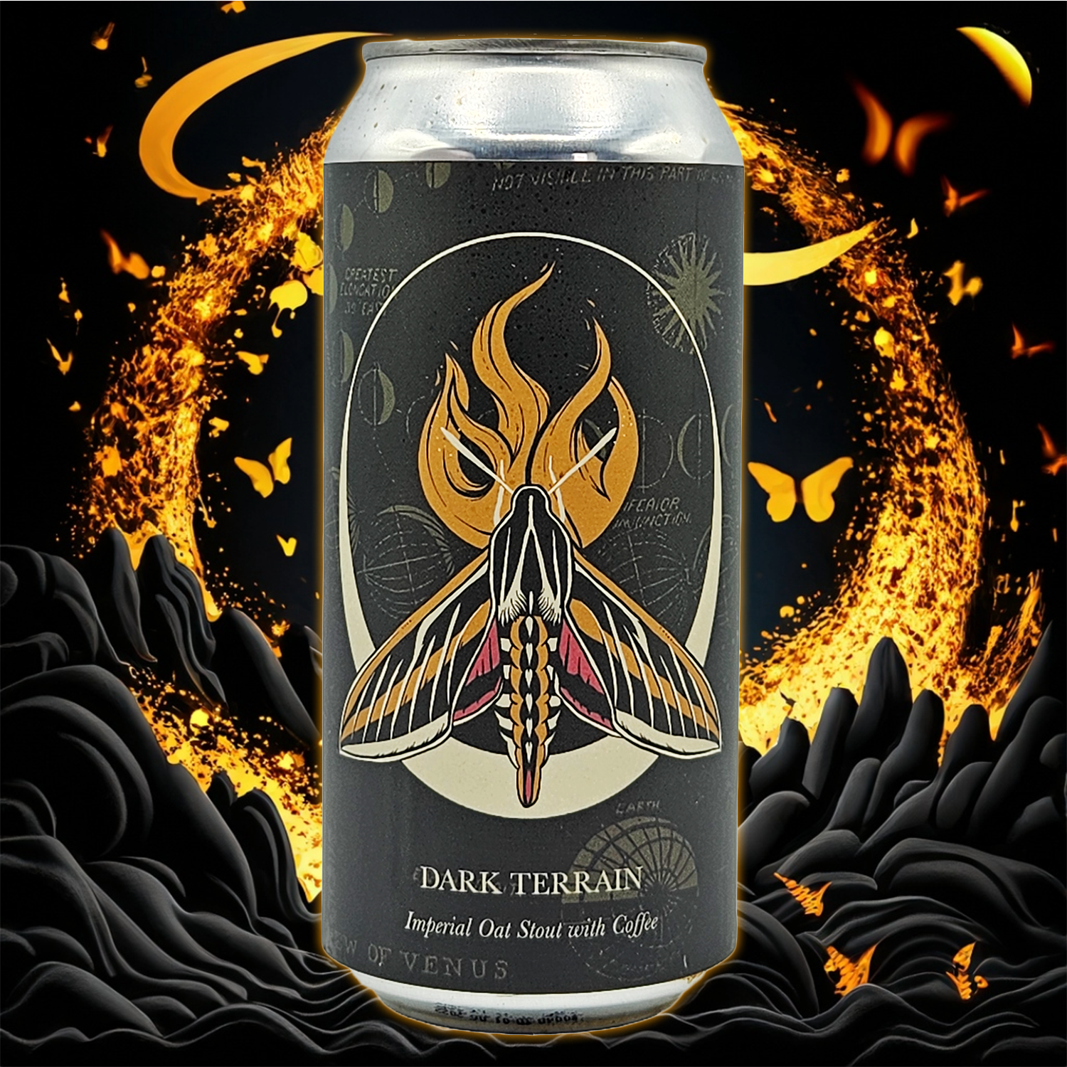 Sleeping Villages Dark Terrain Imperial Oat Stout With Coffee