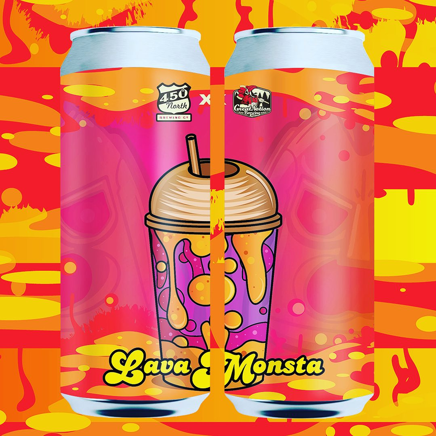 450 North x Great Notion Slushy XXL Lava Monsta Smoothie Sour