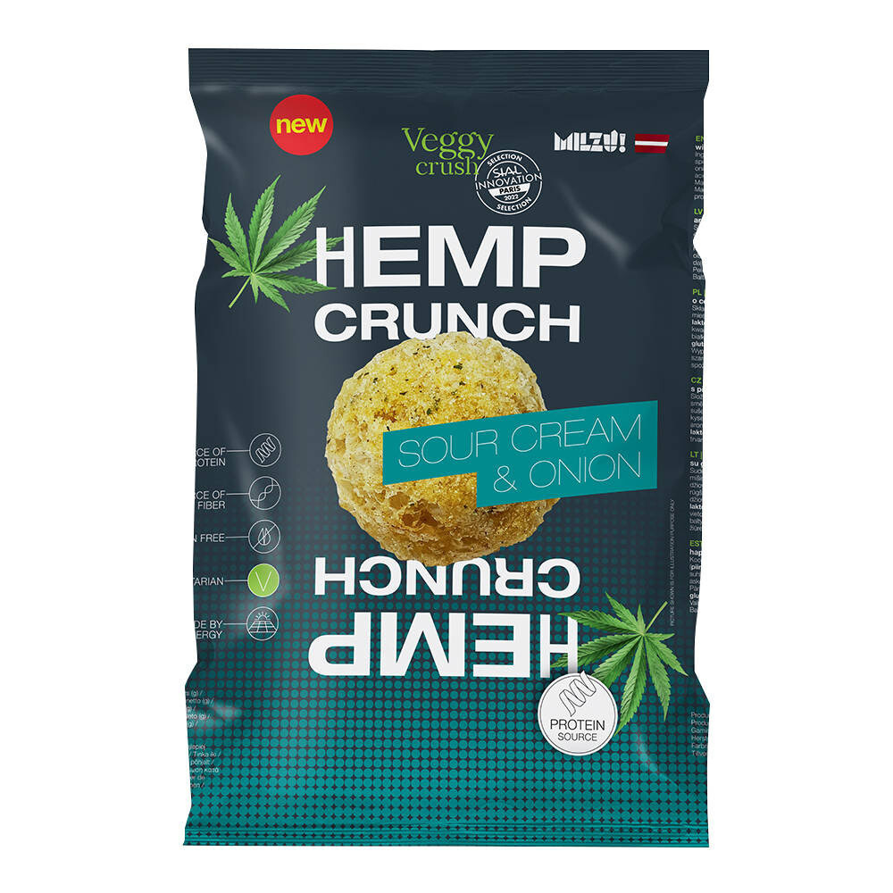 Veggy Crush Hemp Crunch Sour Cream and Onion