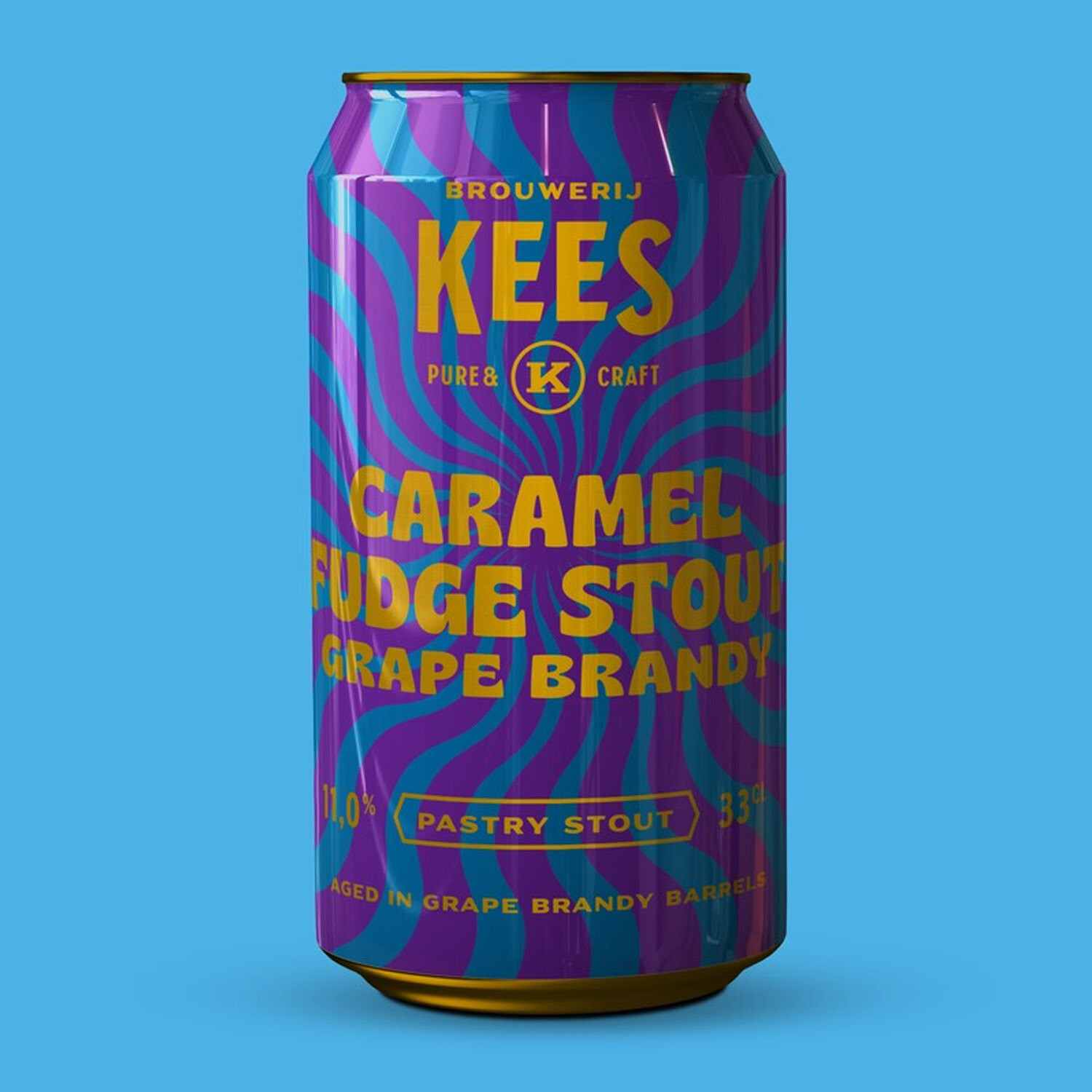Kees Caramel Fudge Stout GRAPE BRANDY BA Imperial Stout
