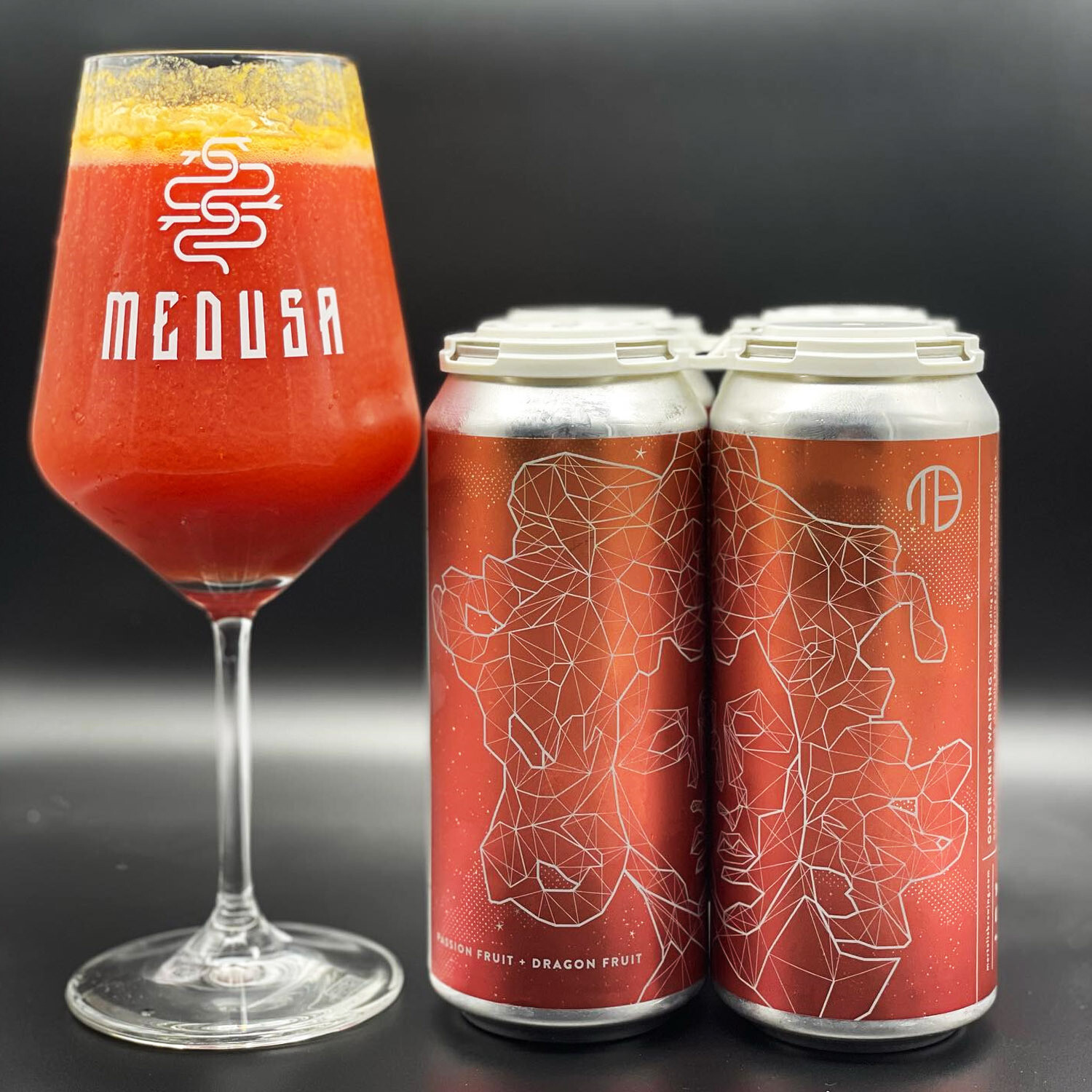 Mortalis Medusa Passionfruit and Dragon Fruit Smoothie Sour