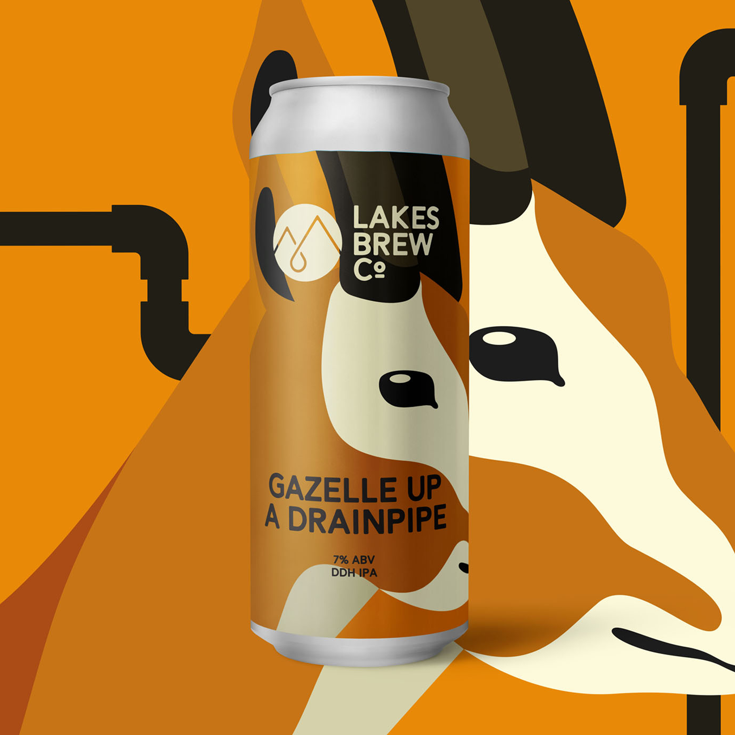 Lakes Gazelle Up A Drainpipe DDH IPA