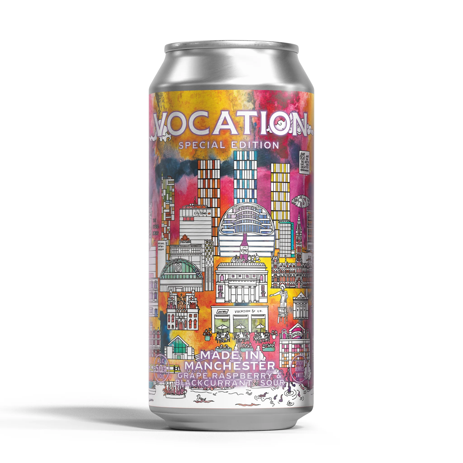 Vocation Made In Manchester Grape Raspberry & Blackcurrant Sour