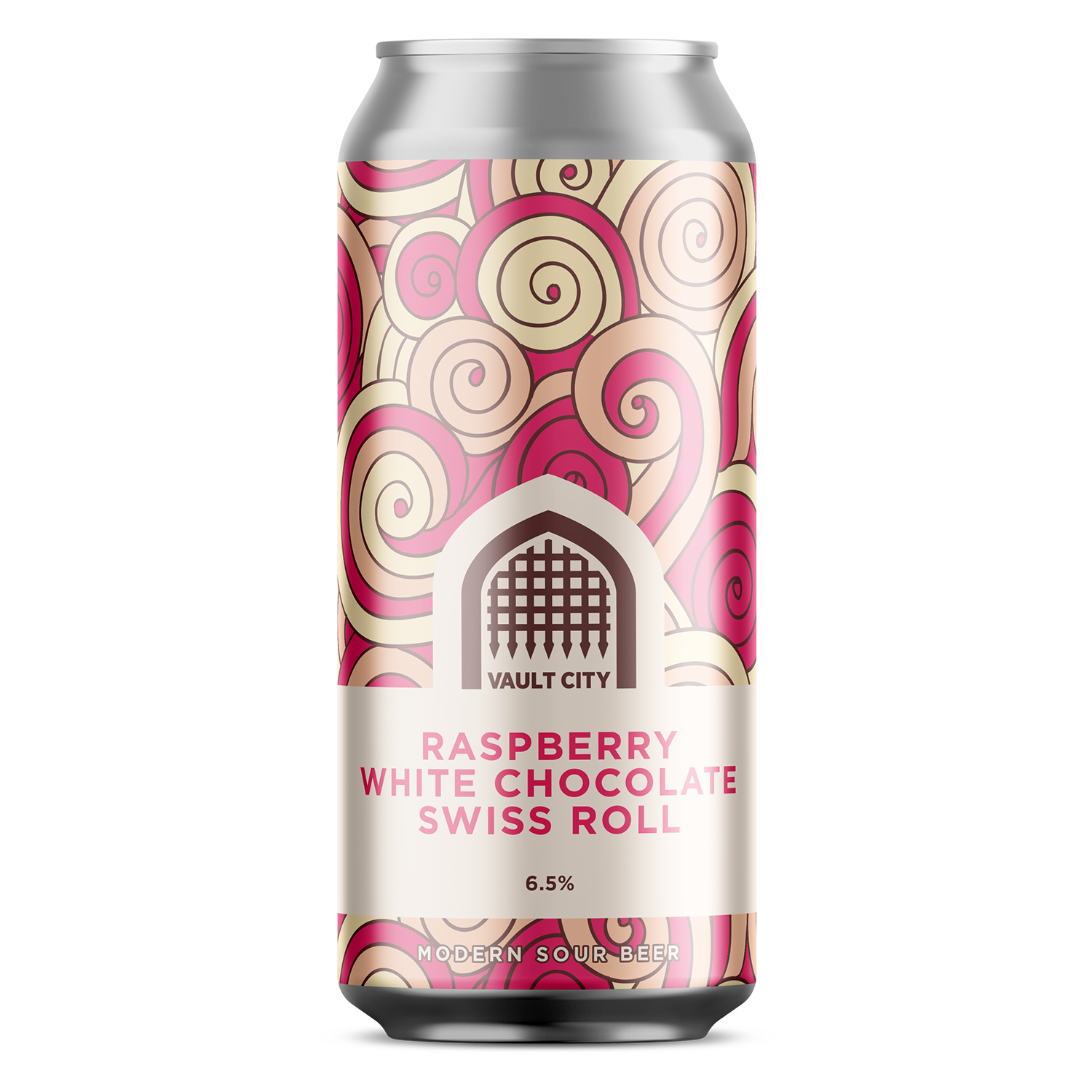 Vault City Raspberry White Chocolate Swiss Roll Sour
