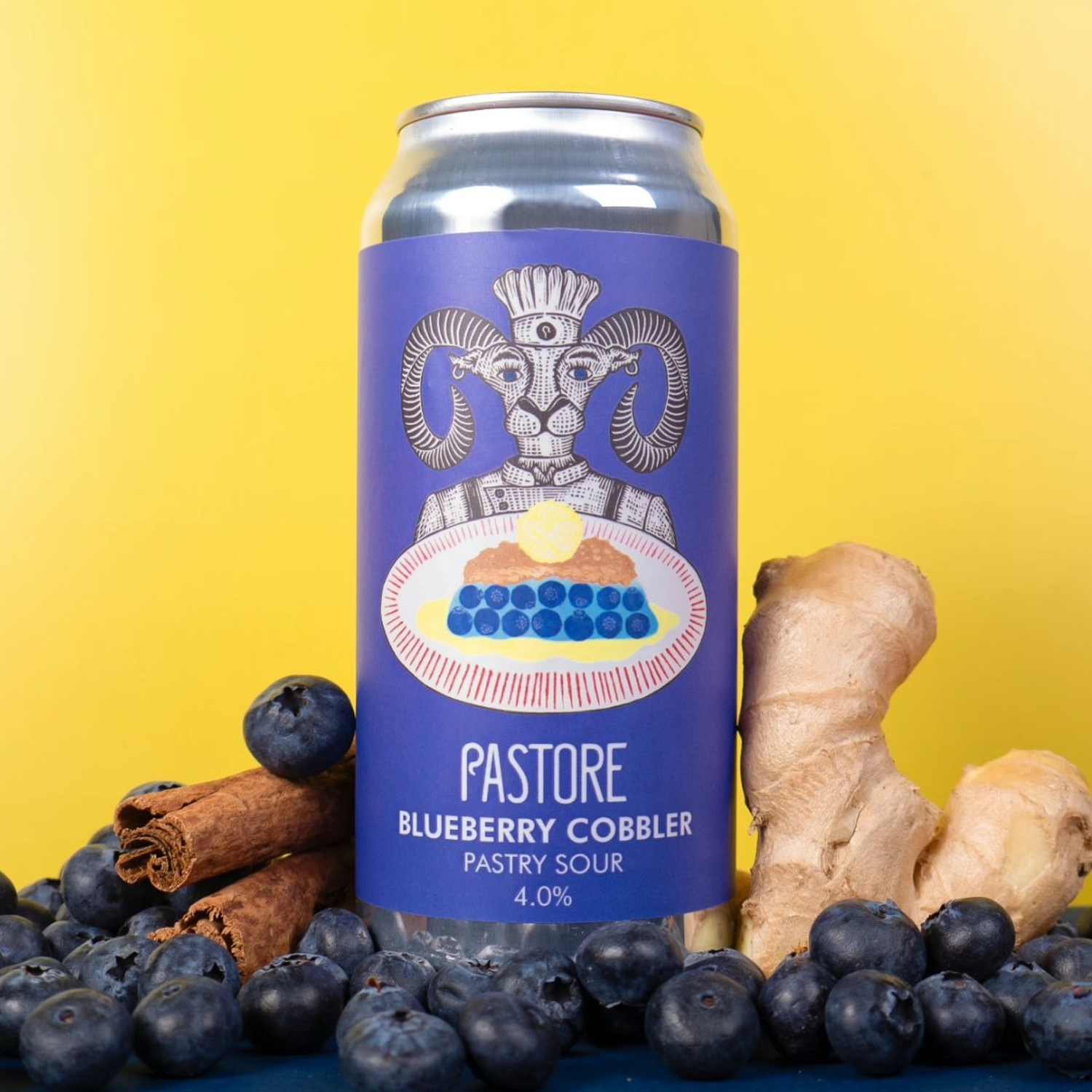 Pastore Blueberry Cobbler Pastry Sour