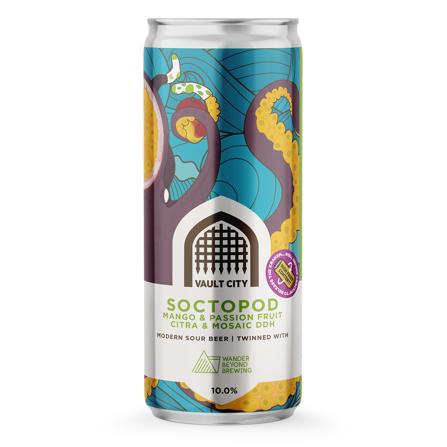 Vault City x Wander Beyond Soctopod Imperial Sour IPA Vault City x Wander Beyond Soctopod Imperial Sour IPA