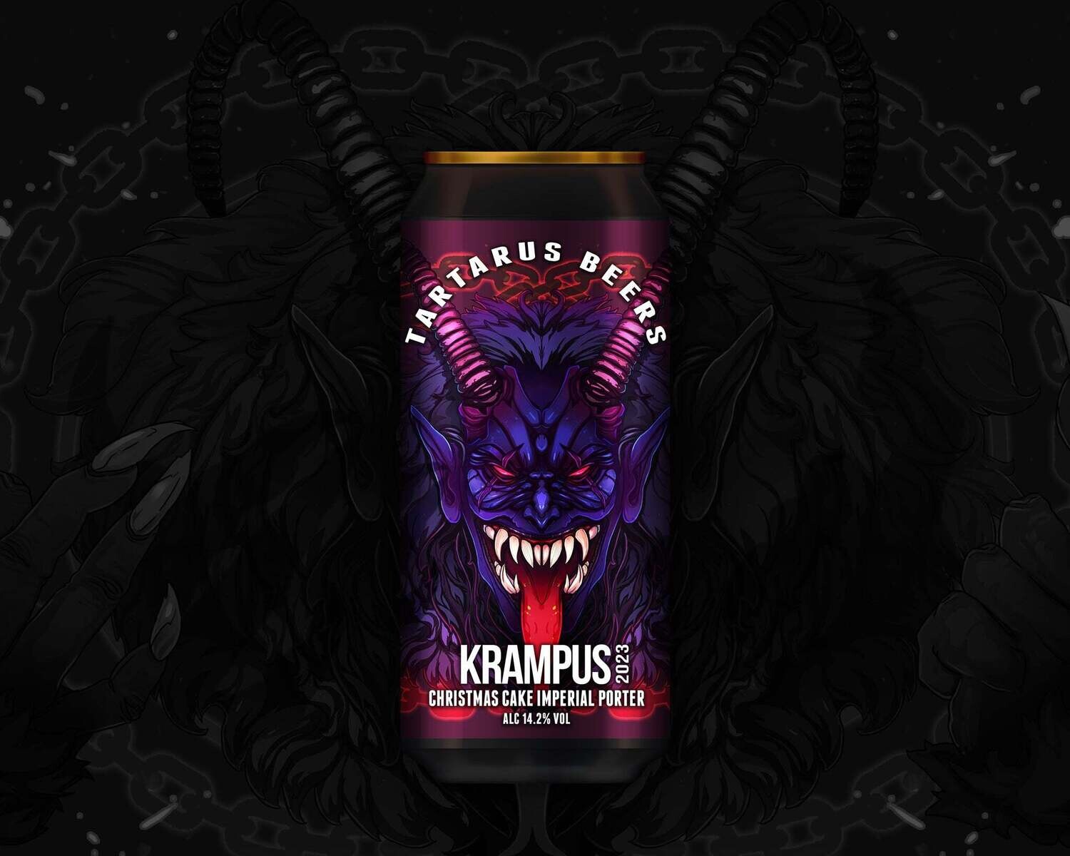 Tartarus Krampus 2023 CAN Christmas Cake Imperial Porter