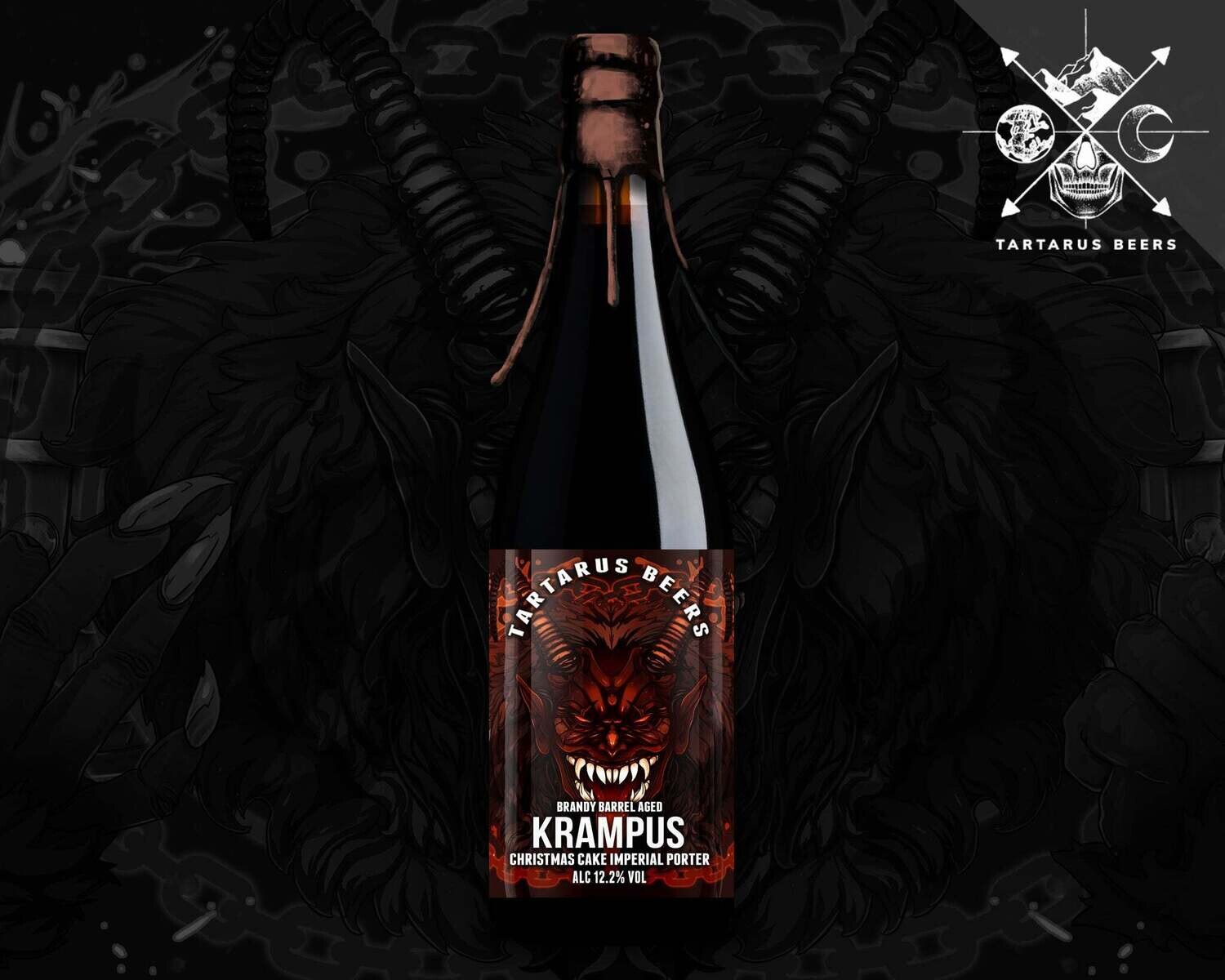 Tartarus Brandy Barrel Aged Krampus 2022 Christmas Cake Imperial Porter Tartarus Brandy Barrel Aged Krampus 2022 Christmas Cake Imperial Porter