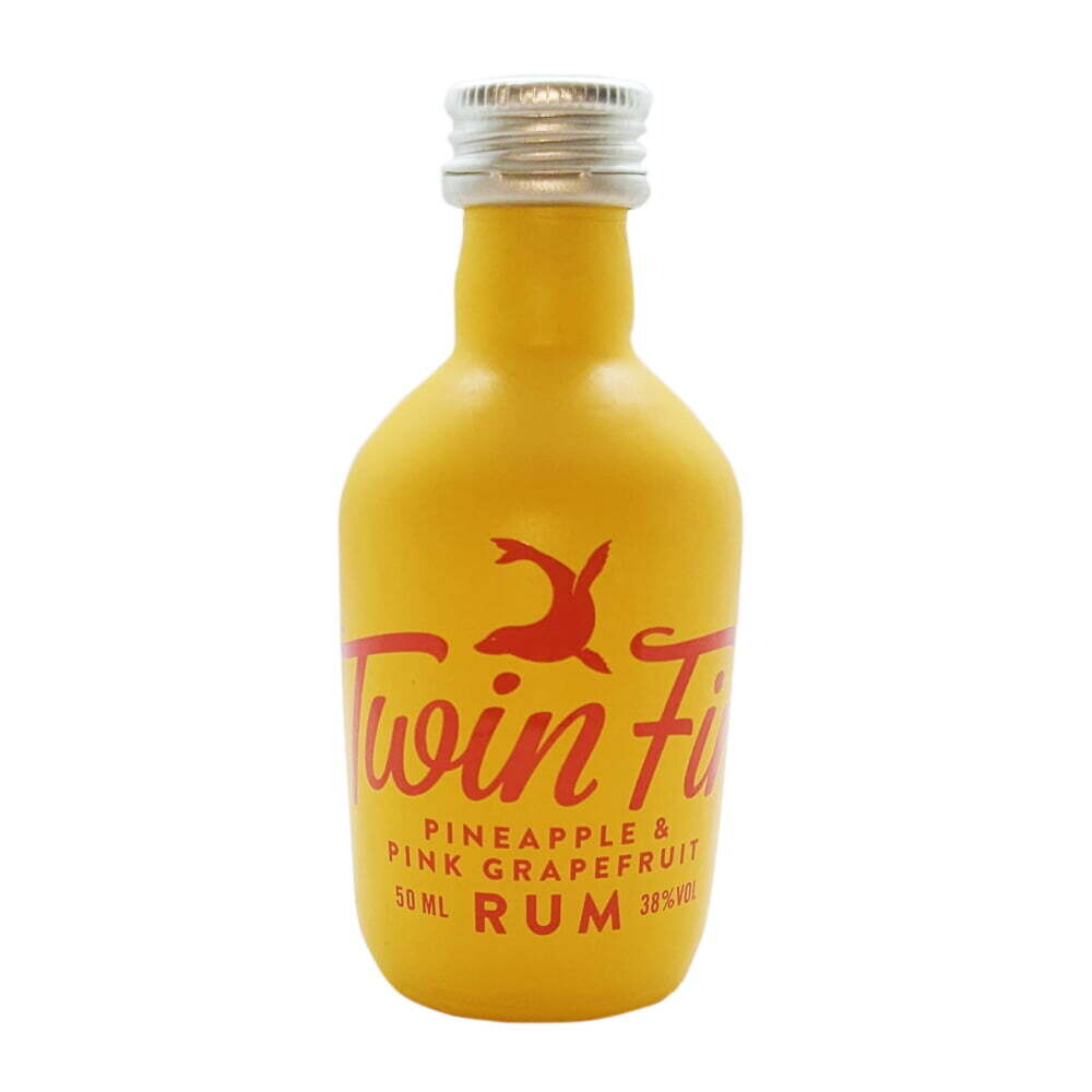 Twin Fin Pineapple and Pink Grapefruit Rum Miniature