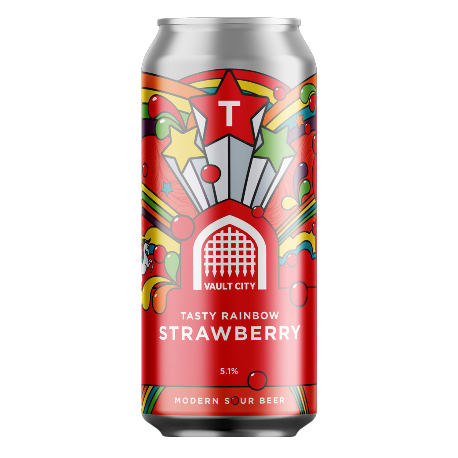 Vault City Tasty Rainbow STRAWBERRY Sour