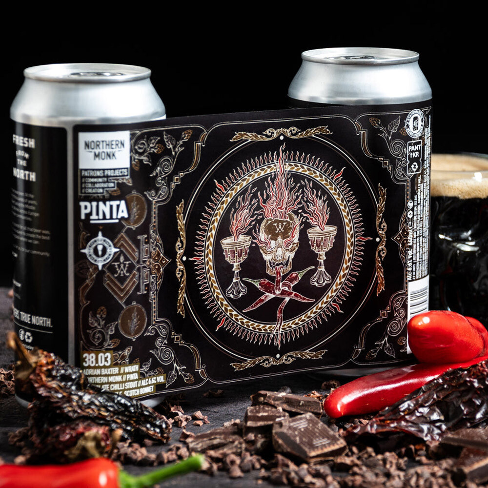 Northern Monk x Adrian Baxter x Pinta 7 Deadly Sins Wrath Chocolate Chilli Stout