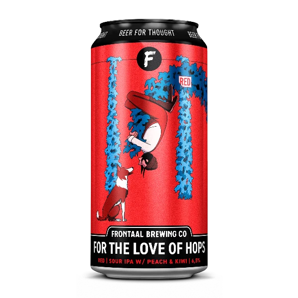 Frontaal For The Love of Hops Red Sour IPA with Peach and Kiwi Frontaal For The Love of Hops Red Sour IPA with Peach and Kiwi